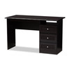 Baxton Studio Carine Modern Wenge Brown Finished Desk 146-8270